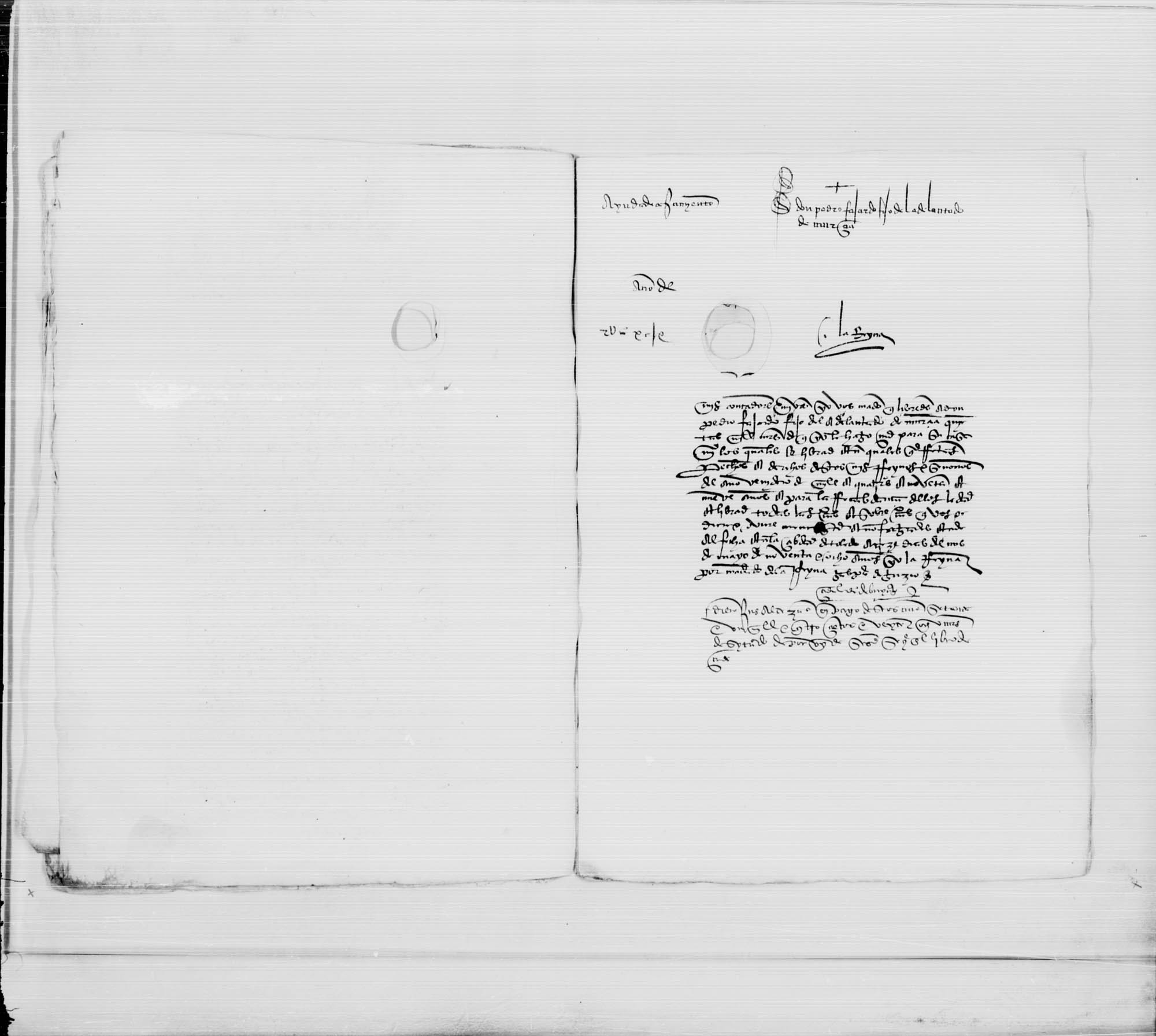 Cédula de la reina Isabel a los contadores mayores en que les comunica la merced hecha a don Pedro Fajardo de 500.000 maravedíes para ayuda a su casamiento.